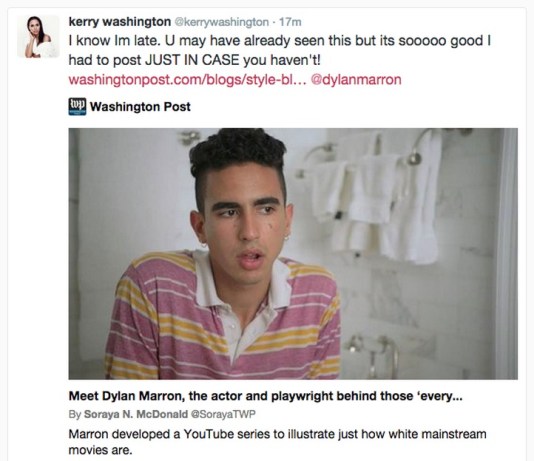 Kerry Washington for Every Single Word