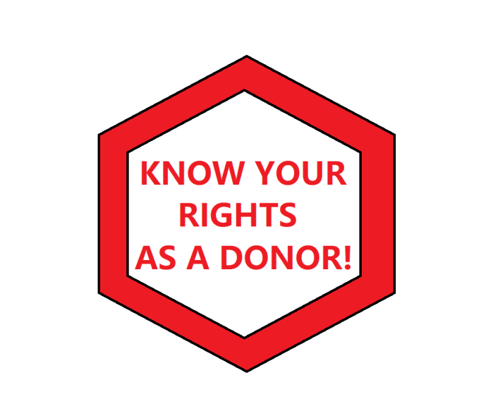 KNOW DONOR RIGHTS